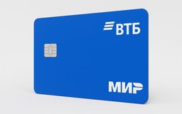 Логотип ВТБ — Дебетовая карта МИР