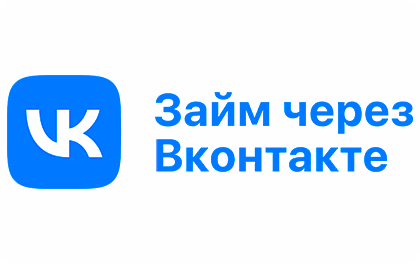 Логотип Займ через Вконтакте